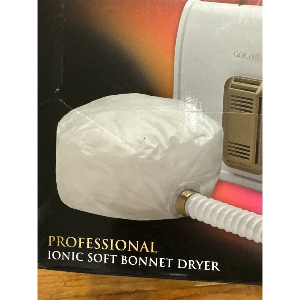 Gold N Hot Professional Ionic Soft Bonnet Hair Dryer GH3985 Textured Hair NEW